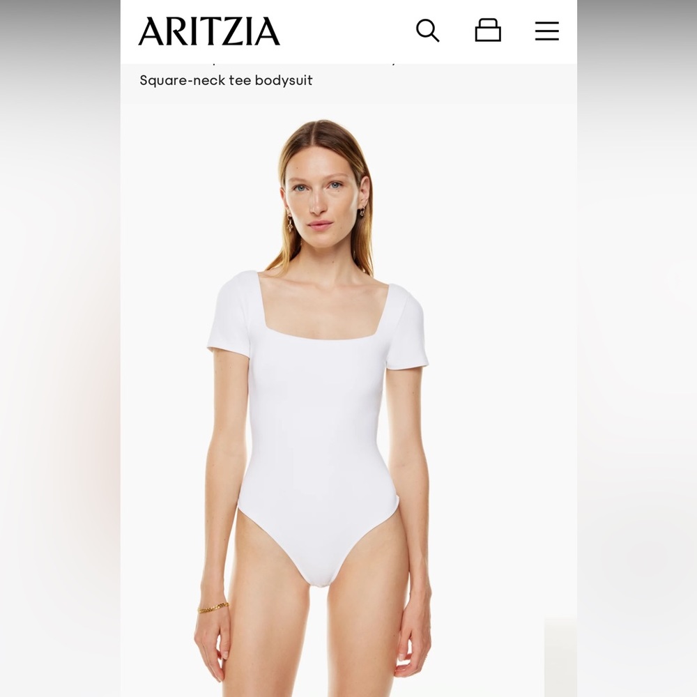 Aritzia Babaton Boatneck Bodysuit